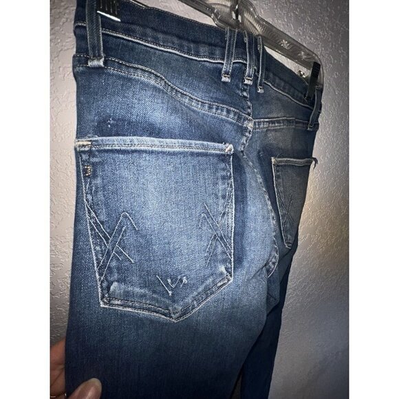 Mcguire Denim Anthropologie Raw Hem Size 24 Distressed Skinny Crop Y1 - Picture 6 of 8